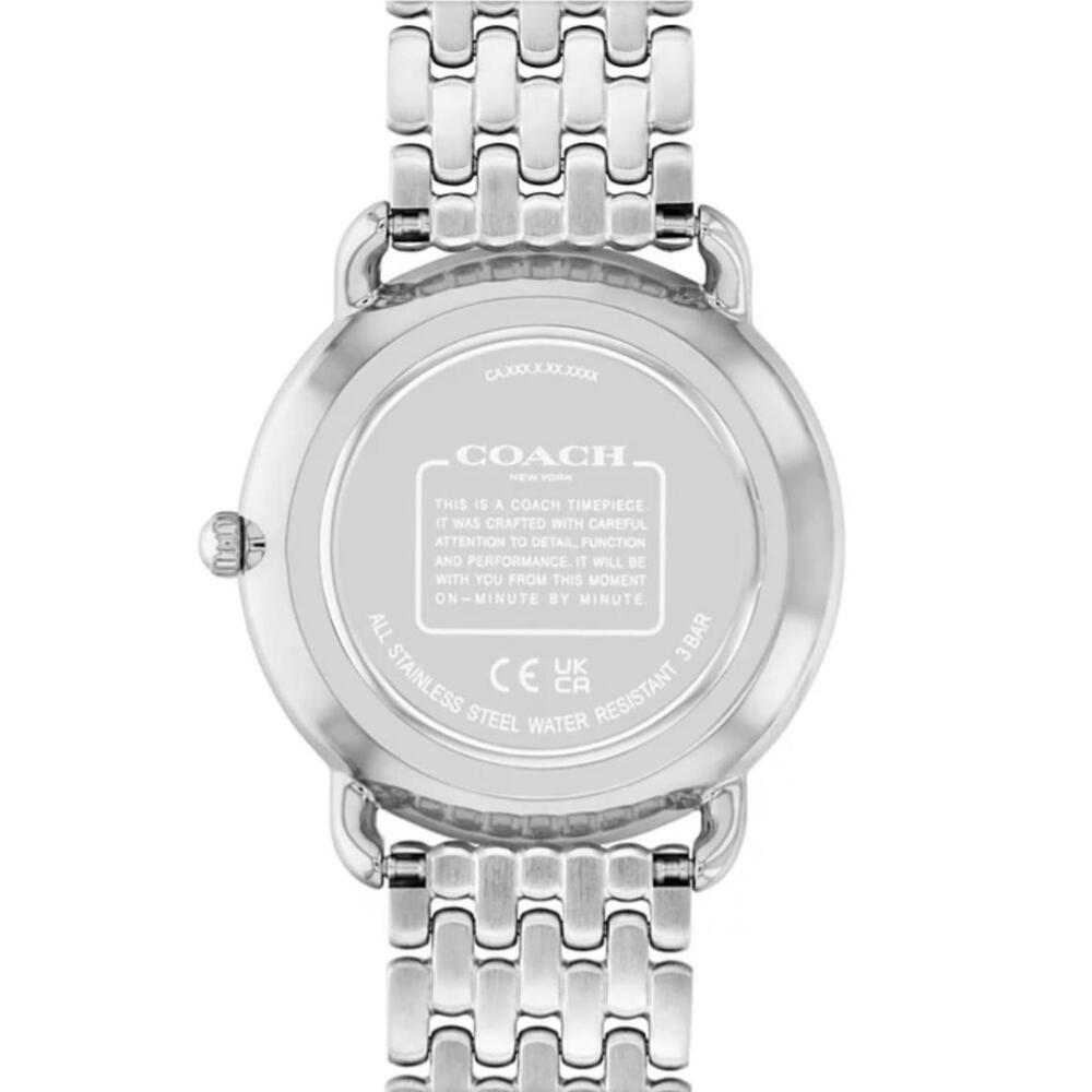 COACH Women's Silver Elliot Stainless Steel Watch 36mm - Picture 3 of 5